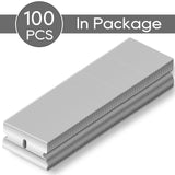 REXBETI 100PCS Single Edge Razor Blades, Industrial Razor Blades for Scraper, Suitable for Removing Labels, Decals, Stickers and Old Paint REXBETI