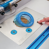 Snap-Lock Router Plate Insert Lock (5 Set) - Twist Locks for Router Table Insert Plate Fits Properly & Control Dust – Aluminum Router Table Insert ROCKLER