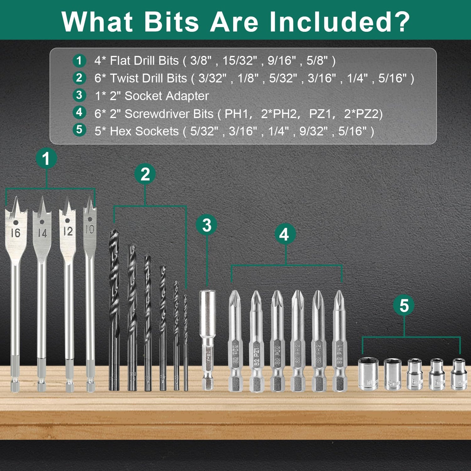 Cordless Drill Driver and Impact Driver, HYCHIKA Drill Combo Kit 18V (20V MAX), 2.0Ah Battery, 1H Fast Charging, 22PCS Accessories for Drilling Wood, HYCHIKA BETTER TOOLS FOR BETTER LIFE
