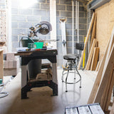 Olympia Tools 82-738 Adjustable Hydraulic Work Stool, Black Olympia Tools