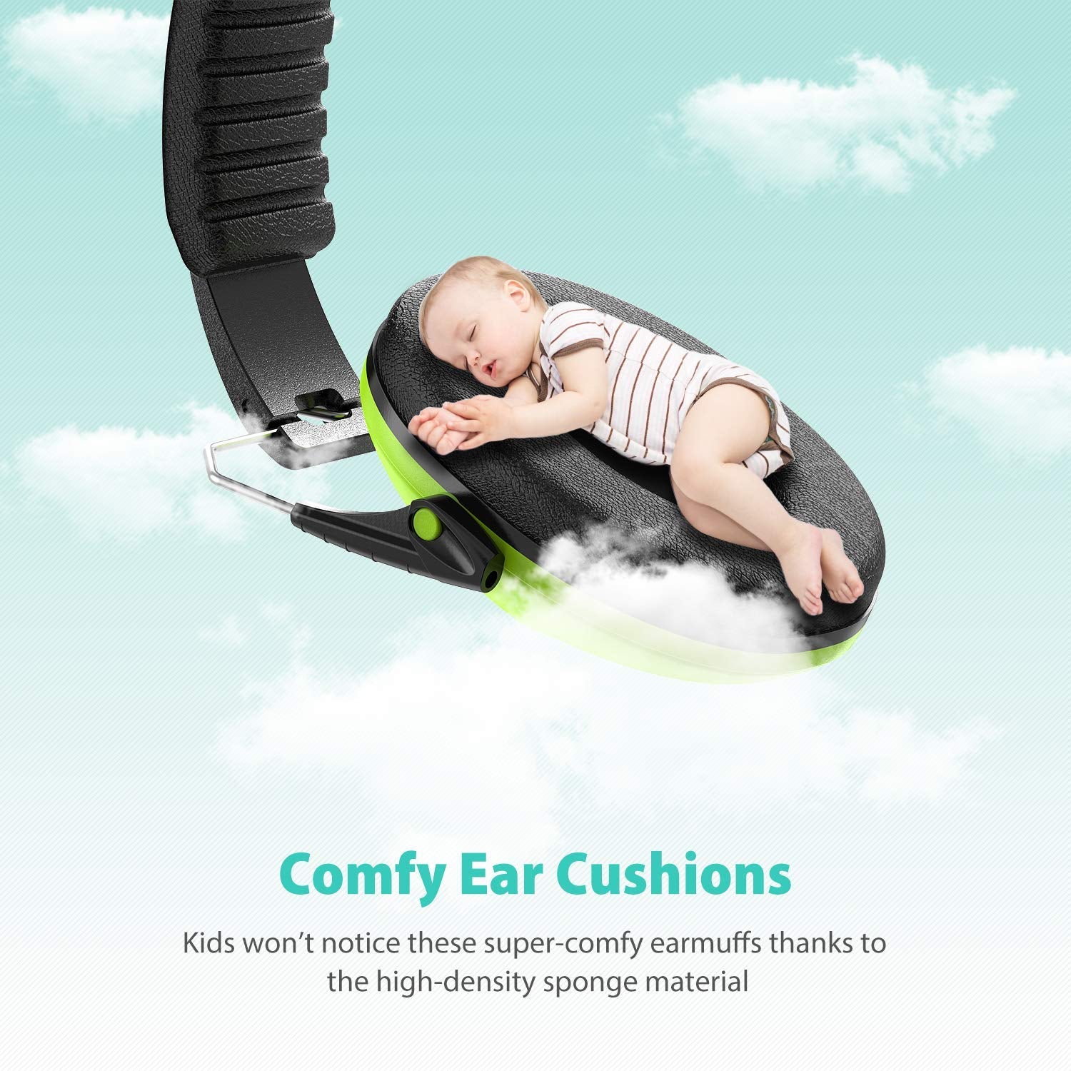 Dr.meter Ear Muffs for Noise Reduction: 27.4SNR Noise Cancelling Headphones for Kids with Adjustable Head Band, EM100 Hearing Protection Earmuffs for Dr.meter