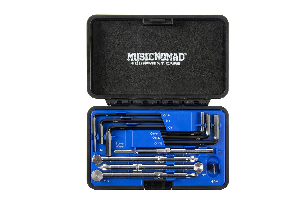MusicNomad KEEP IT SIMPLE, SETUP (KISS)™ Starter Kit Bundle - 6 pc. Gauge Set, 26 pc. Guitar Tech Tool Set, 11 pc. Truss Rod Wrench Set (MN609) MusicNomad