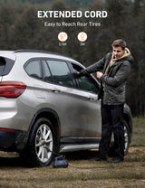 AstroAI Tire Inflator Portable Air Compressor Air Pump for Tires - Car Accessories, 12V DC Auto Pump with Digital Pressure Gauge, 100PSI with AstroAI