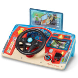 Melissa & Doug PAW Patrol Rescue Mission Wooden Dashboard - Activity Board, Toddler Sensory Toys, Pretend Play Driving Toy For Kids Ages 3+ Melissa & Doug