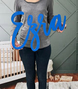 Wooden Name sign, Personalized Name Cut Out (18 Inches) Generic