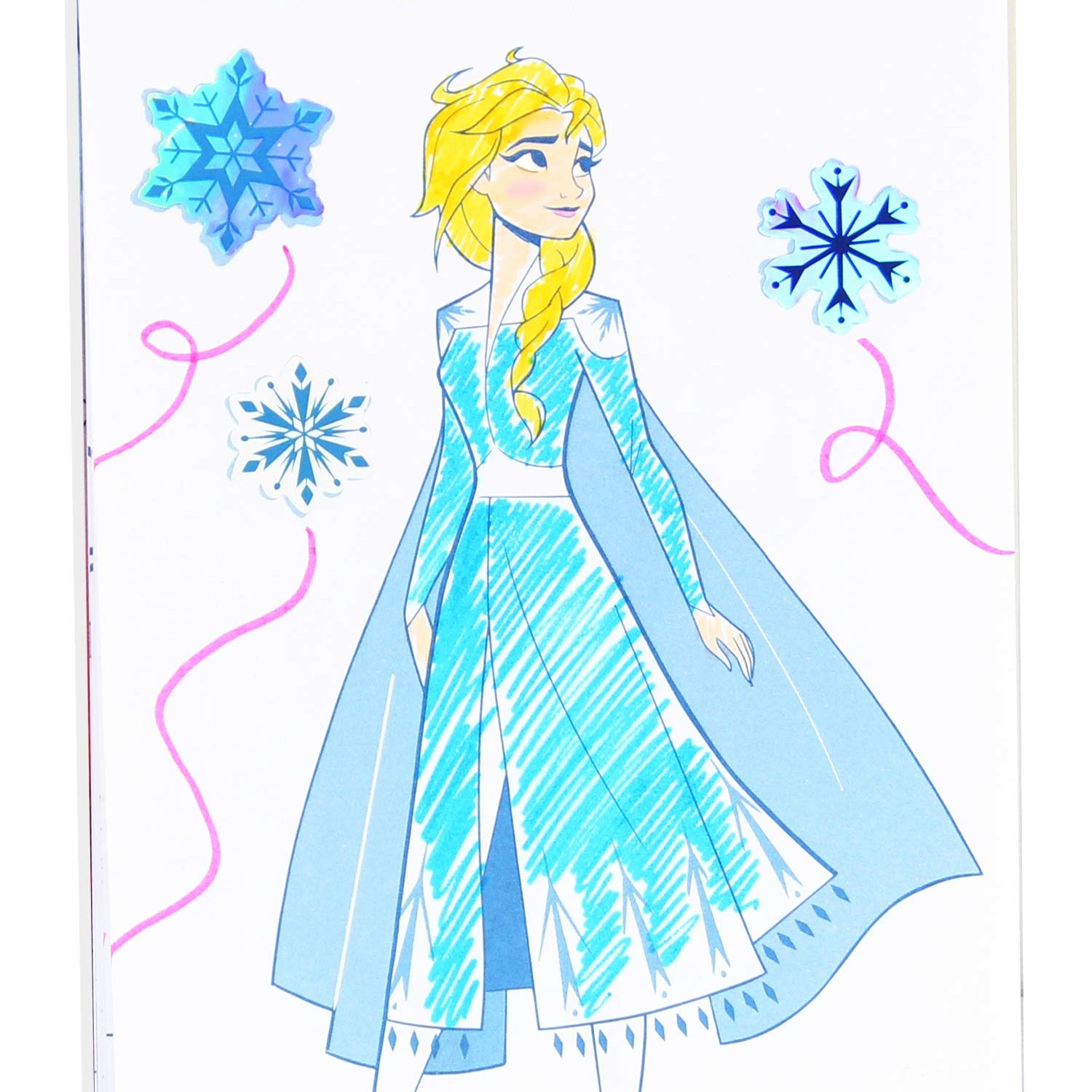 Tara Toys Frozen 2 Enchanted Activity Tote - Ultimate Princess Adventure Bag with Coloring Books, Stickers, and Craft Supplies, Travel-Friendly Set Disney