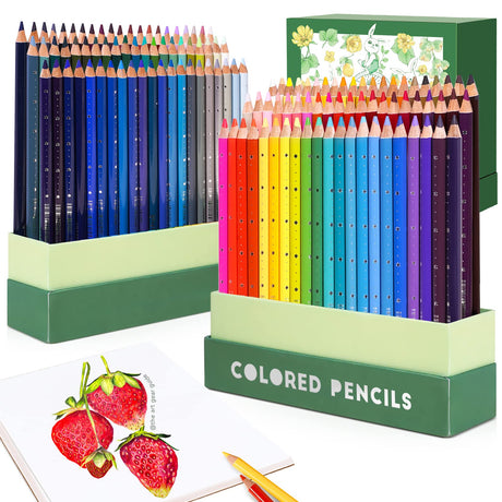 Bundle of Arrtx Professional 126 Colors Colored Pencils with MeiLiang Watercolor Paint Set, 36 Vivid Colors Perfect for Students, Kids, Beginners and Arrtx