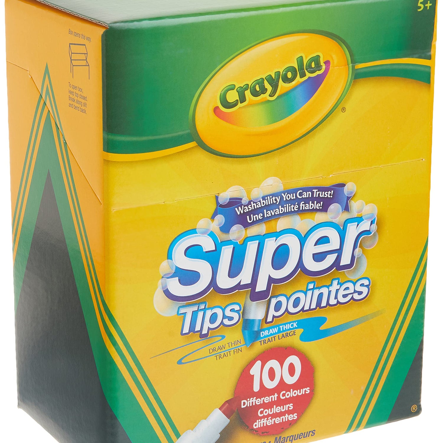 Crayola Super Tips Washable Markers 100 Count Crayola