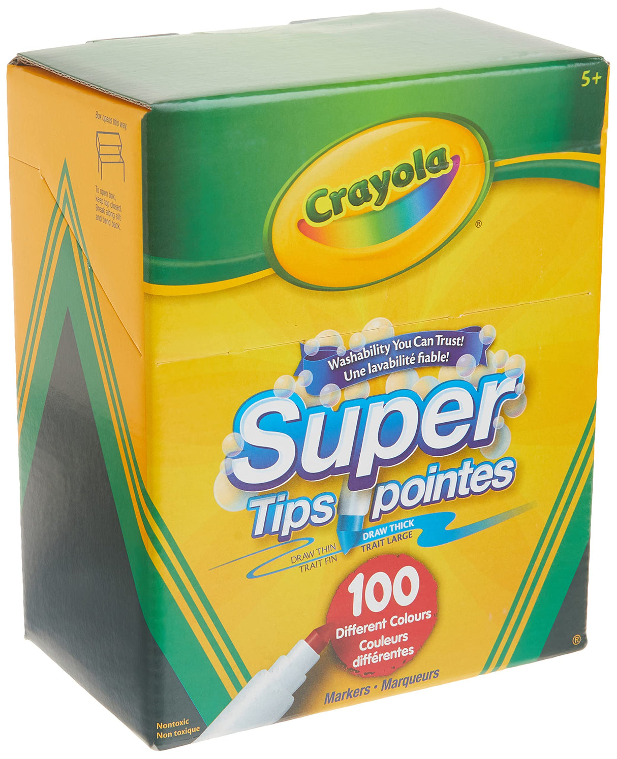 Crayola Super Tips Washable Markers 100 Count Crayola
