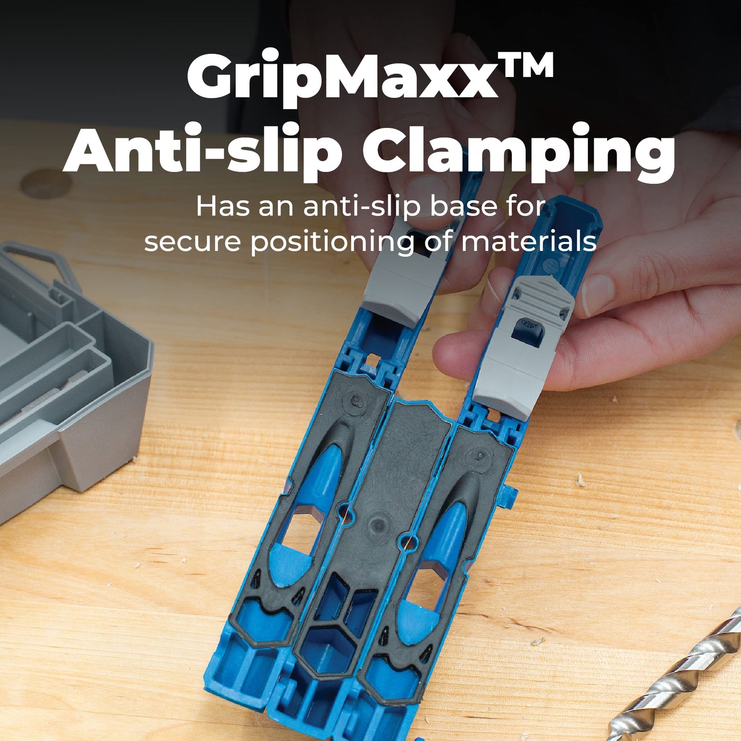 Durable Kreg Pocket-Hole Jig 320 with Classic 2" Face Clamp - Includes Wood Clamps for Woodworking & Tight Spaces - For Materials 1/2" to 1 1/2" KREG