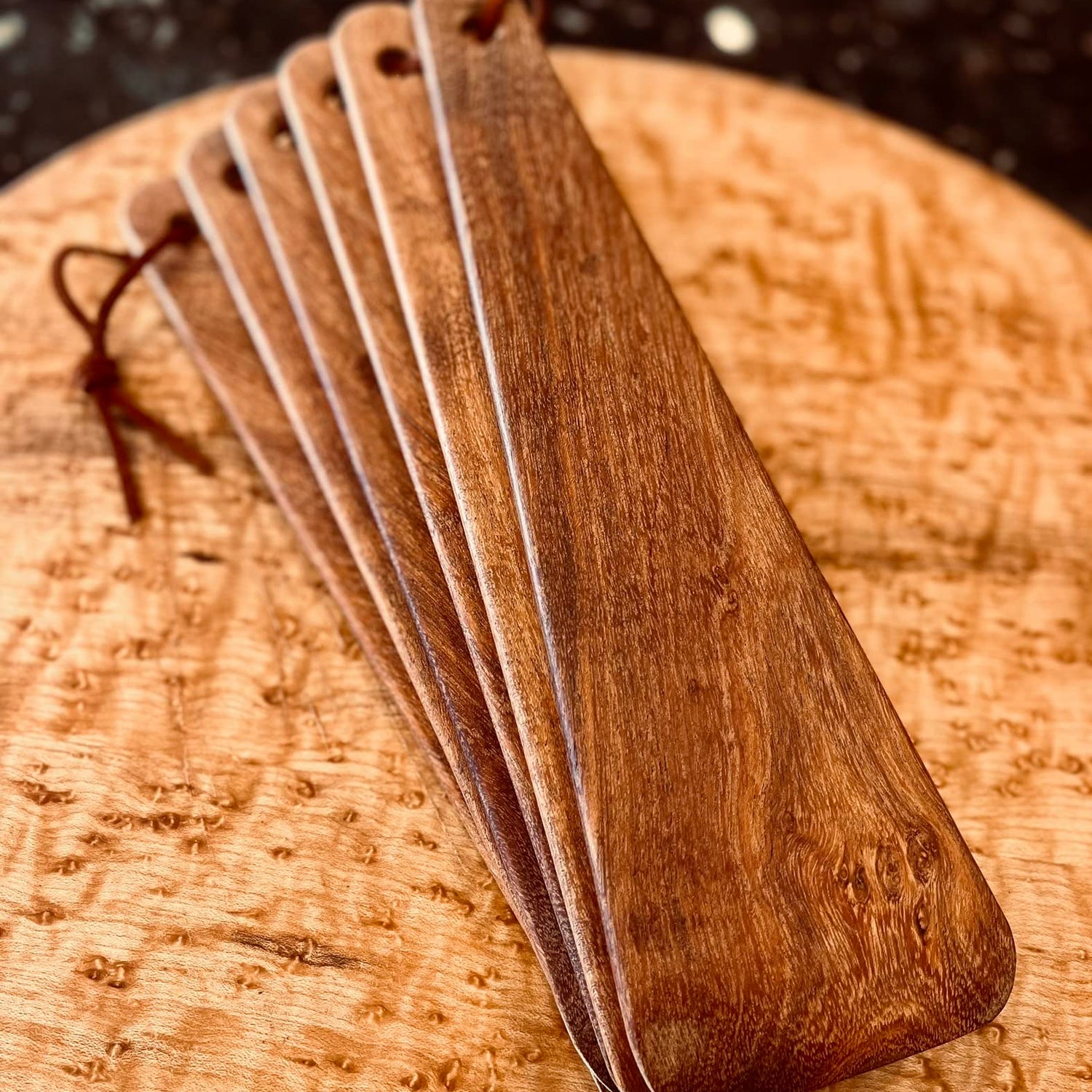 COWBOY SPATULA Mesquite Wood - Handmade in Texas, Made in USA, Perfect for cast iron cookware, steel cookware, nonstick cookware, Personalize it with WoodArtSupply