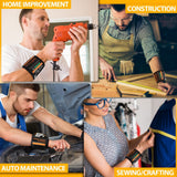 Tools Gifts for Men Stocking Stuffers Christmas - Magnetic Wristband for Holding Screws Wrist Magnet Tool Belt Holder Cool Gadgets for Men Birthday HANPURE