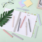 Mr. Pen- Aesthetic Highlighters and Gel Pens No Bleed, 10 Pack, Morandi Color Bible Highlighters No Bleed, Black Ink Bible Pens, Highlighter Pens, No Mr. Pen