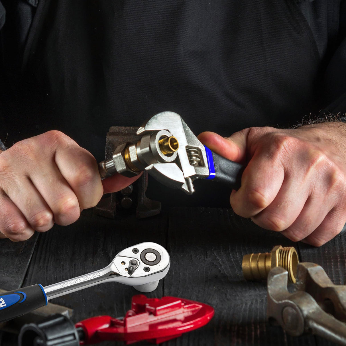 216-Piece Household Tool Kit, Prostormer Multi-Purpose DIY Home/Auto Repairing Hand Tool Set with Hammer, Pliers, Screwdriver Set, Wrench Sockets and Prostormer