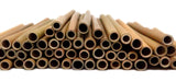 IA Crafts Bamboo Sticks, Bamboo Straws, Bamboo Stakes Craft Supplies, for Crafts and DIY, Natural Bamboo Color, 7.87” Long and 0.32"-0.40" in IA Crafts
