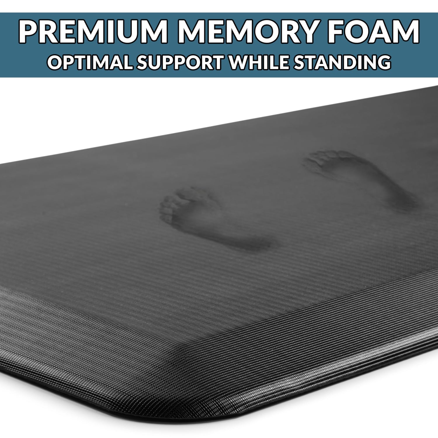 ComfiLife Anti Fatigue Floor Mat – 3/4 Inch Thick Perfect Kitchen Mat, Standing Desk Mat – Comfort at Home, Office, Garage – Durable – Stain ComfiLife