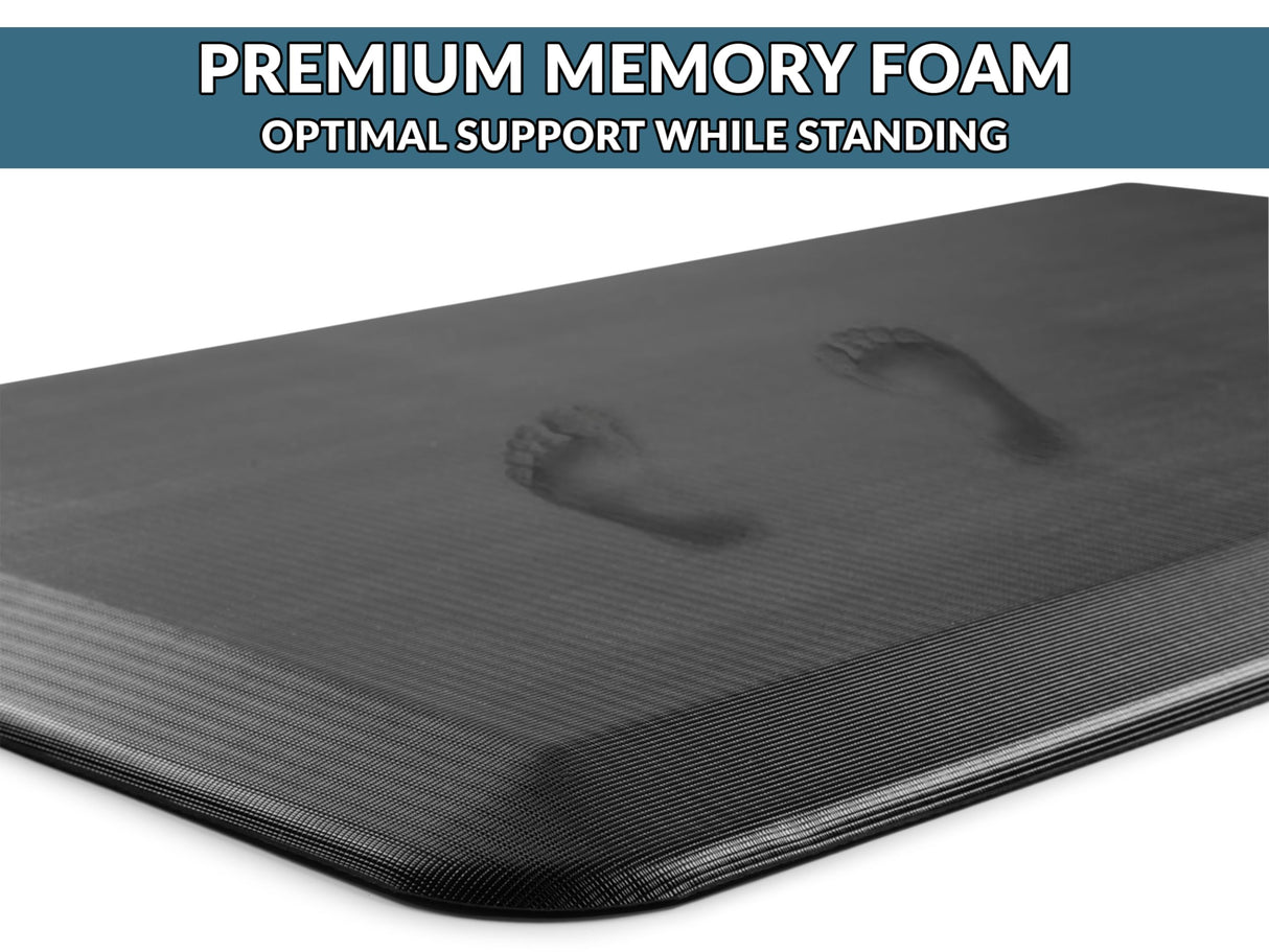 ComfiLife Anti Fatigue Floor Mat – 3/4 Inch Thick Perfect Kitchen Mat, Standing Desk Mat – Comfort at Home, Office, Garage – Durable – Stain ComfiLife