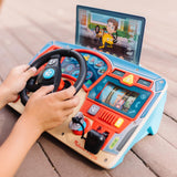 Melissa & Doug PAW Patrol Rescue Mission Wooden Dashboard - Activity Board, Toddler Sensory Toys, Pretend Play Driving Toy For Kids Ages 3+ Melissa & Doug