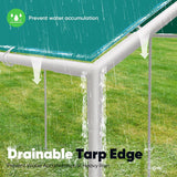 Quictent 10'X20' Heavy Duty Carport Car Canopy Carport Tent Car Shelter Canopy Outdoor Carport Canopy Boat Shelter-Green Quictent