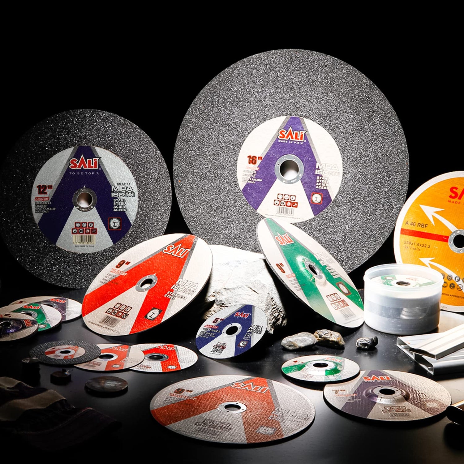 SALI 50 Pack Cut Off Wheels 3 Inch General Purpose Metal Cutting Wheel for 3 in Angle Grinders and Die Grinders- Cutting Disc Aggressive Cutting 3" x SALI