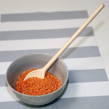 BICB Oval Wooden Spoons for Cooking, Pack of 6 (12-Inch Long) Solid Natural Beechwood Cookware for Stirring, Mixing, Tasting, Serving Food, Craft, BICB