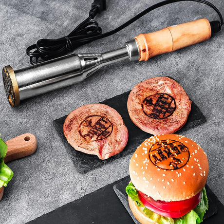Customisable BBQ Branding Iron for Steaks and Meat TPFOON