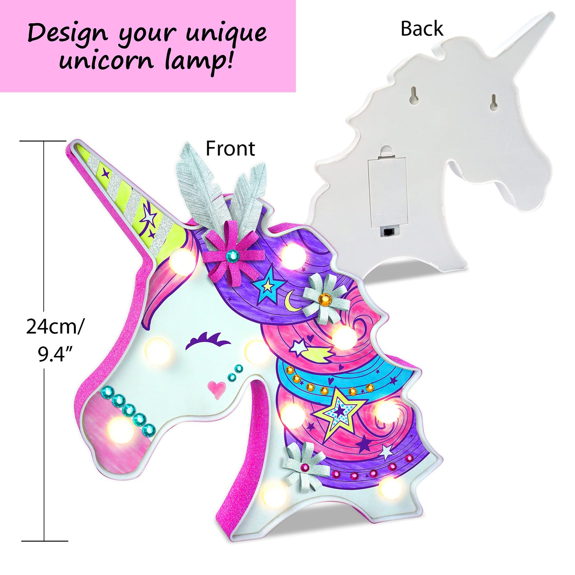 KRAFUN My First Unicorn Art & Craft Kit for Young Kids Beginner, Includes 6 Animal Projects, Instructions & Felt, Paper Material