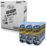 Scott Shop Towels Heavy Duty (32992), Blue Shop Towels for Solvents & Heavy-Duty Jobs, 60 Sheets / Roll, ( Pack Of 12 Rolls ) Scott