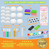 Nicmore Kids Sea Shell Art & Crafts: Glow in The Darkness Painting Kits Crafts for Age 4-6 4-8 8-12 Gift for Boys Girls Art Supplies Activities Nicmore