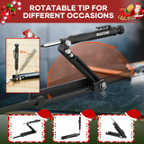 AUXTUR Contour Gauge Scribeing Tool,Supergauge Shape and Outline Tool with Aluminum Alloy,Woodworking Tools,Carpenter Pencil Holder for Marking Gauge AUXTUR