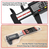 Digital Caliper, Esydon Upgraded Calipers 6 inch, Measuring Tool, Electronic Ruler, with Large LCD Screen, Auto-Off Feature, Inch and Millimeter Esydon