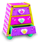 Goliath Wood Worx Jewellery Box Project - Make, Paint, Stick, Play - Wood Craft Kit Goliath