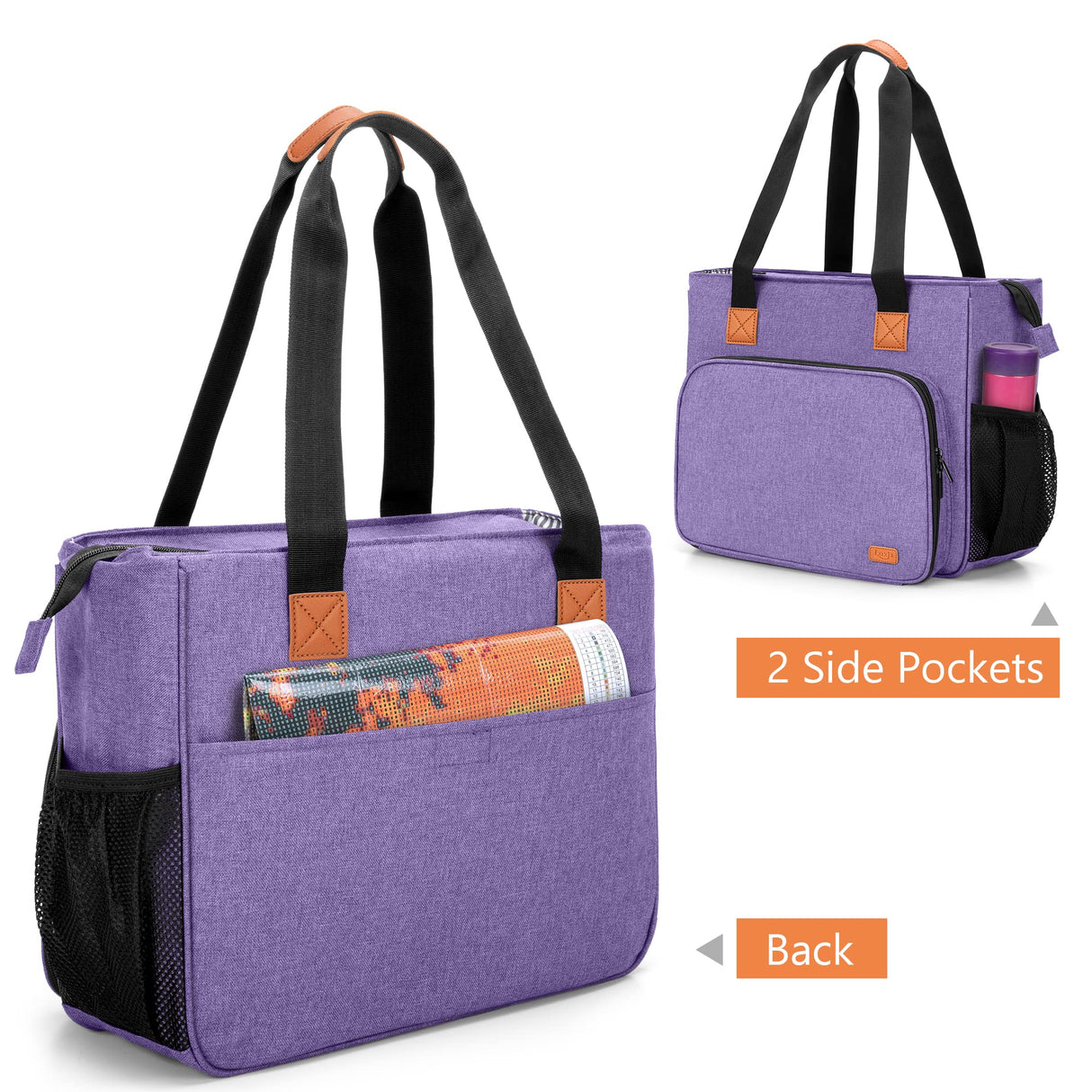 LUXJA Carrying Case for A4 Light Pad and Diamond Painting Accessories, Storage Bag for Diamond Painting Tools and Light Box (Fits for A4 Light Pad), LUXJA