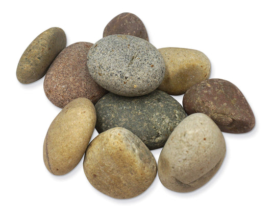 Creativity Street Craft Rocks, Assorted Natural Colors 10 - WoodArtSupply