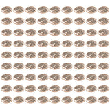 48Pcs Organic Tree of Life, Mini Round Tree of Life Unfinished Wooden Plaque Wooden Tree Shape Craft Blank for Christmas, Wedding, Guestbook, HERCHR