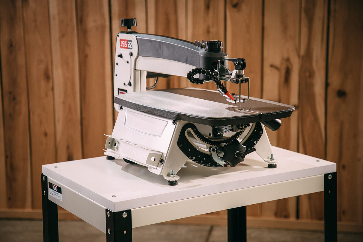 JET 22-Inch Scroll Saw with Foot Switch, 1Ph 120V (JWSS-22B) Jet
