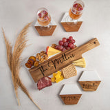 Personalized Cutting Board with Coaster set. Wedding Gift or Anniversary Gift. Custom Gift for Housewarming, Anniversary, Birthday, Christmas Gift craft corner house