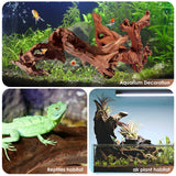 Jorewood Natural Large Coral Driftwood for Aquarium Decor Fish Tank Decorations Reptile Decor, Assorted Driftwood Branch 9-14" 2 Pcs Jorewood