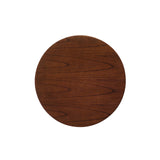 GDFStudio Evangeline Finished Wood End Table w/Faux Wood Overlay (Natural Walnut) GDFStudio