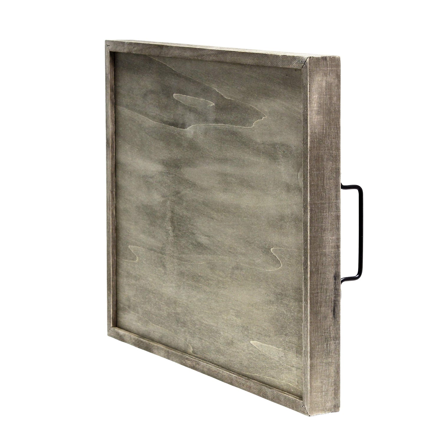 Elegant Designs HG2000-RGO Decorative Wood Serving Tray w/Handles, 15.50" x 12", Our Nest Elegant Designs