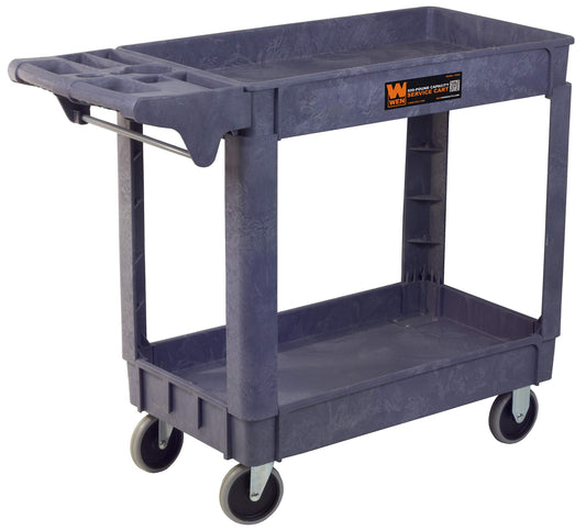 WEN Service Utility Cart, 500-Pound Capacity, 40 x 17-Inch - WoodArtSupply