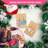 Deekypol 54 Pcs Sublimation Earring Blanks with Earring Hooks & Jump Rings, Sublimation Blanks Products Bulk for Girls Women Christmas DIY Deekypol