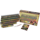 The Army Painter Speedpaint Complete Set 2.0+ - 90x18ml Speed Model Paint Kit Pre Loaded with Mixing Balls, 3 Model Paint Brushes, Army Painter Speed The Army Painter