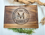CARVELITA Personalized Wood Cutting Boards For Family, Meaningful Custom Christmas, Wedding, Anniversary Gifts For Couple, Mom, Dad, Friends, CARVELITA