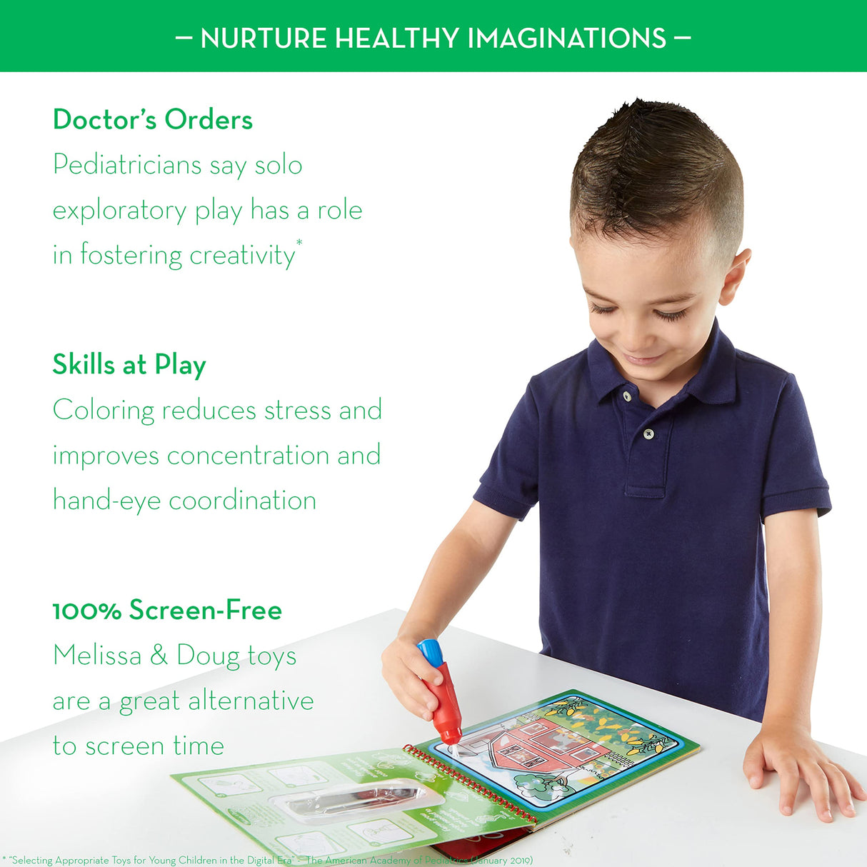 Melissa & Doug Water Wow! On The Farm - Stocking Stuffers, Children's Paint , Activity Books For Toddlers And Kids Ages 3+, 1 Count (Pack of 1) Melissa & Doug