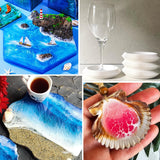 White Epoxy Resin Pigment Paste - 3.4 fl.oz / 100ml High Concentrated White Resin Dye Paste for Resin Ocean Waves, Cells, Lacing, UV Resin - Opaque DecorRom