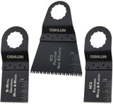 Oshlun MMS-9903 Oscillating Tool Blade Combo for FEIN SuperCut and Festool Vecturo, 3-Pack OSHLUN