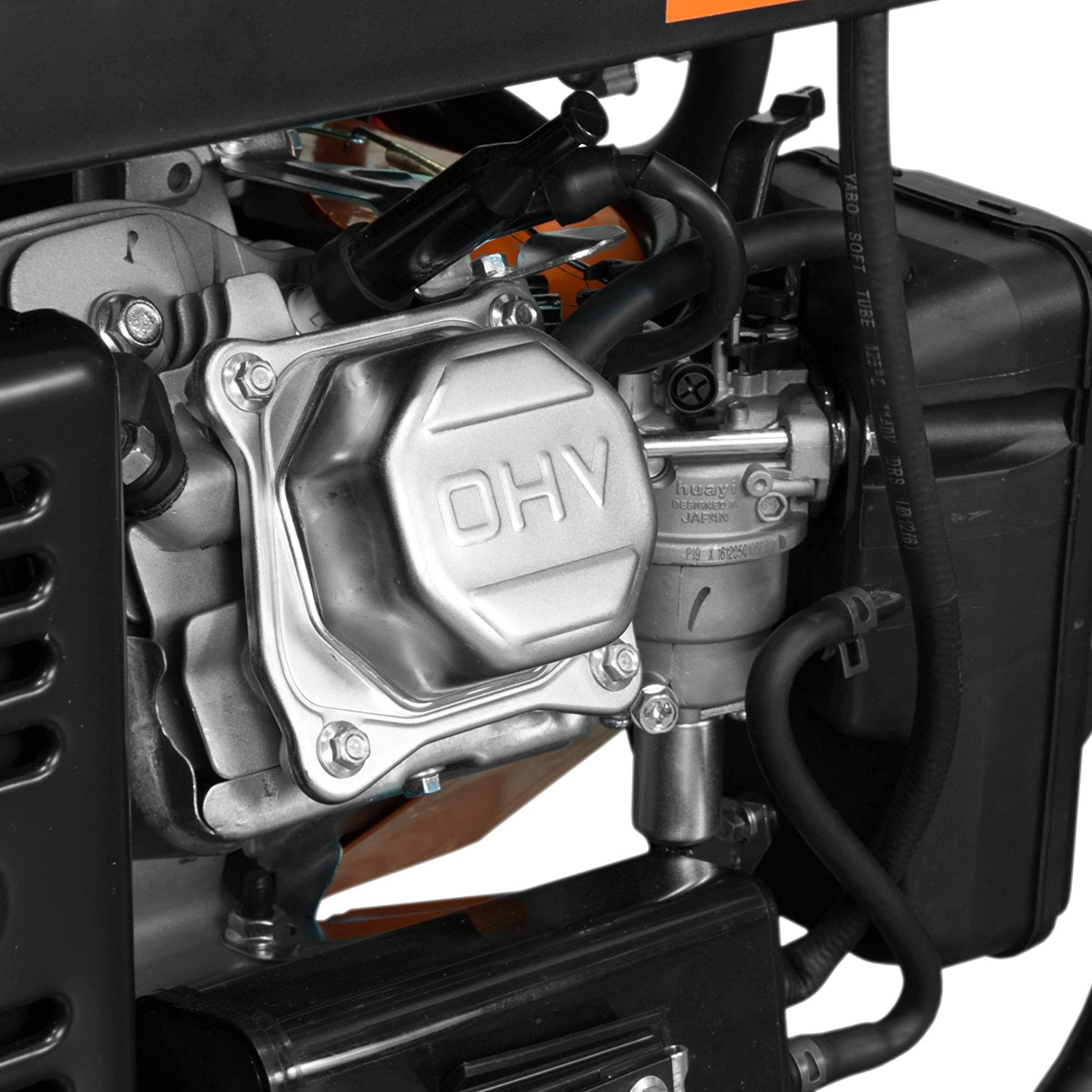 WEN DF475T Dual Fuel 120V/240V Portable Generator with Electric Start Transfer Switch Ready, 4750-Watt, CARB Compliant WEN