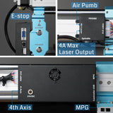 Genmitsu CNC Router Machine 4040-PRO for Woodworking Metal Acrylic MDF Nylon Cutting Milling, GRBL Control, 3 Axis CNC Engraving Machine, Working Genmitsu