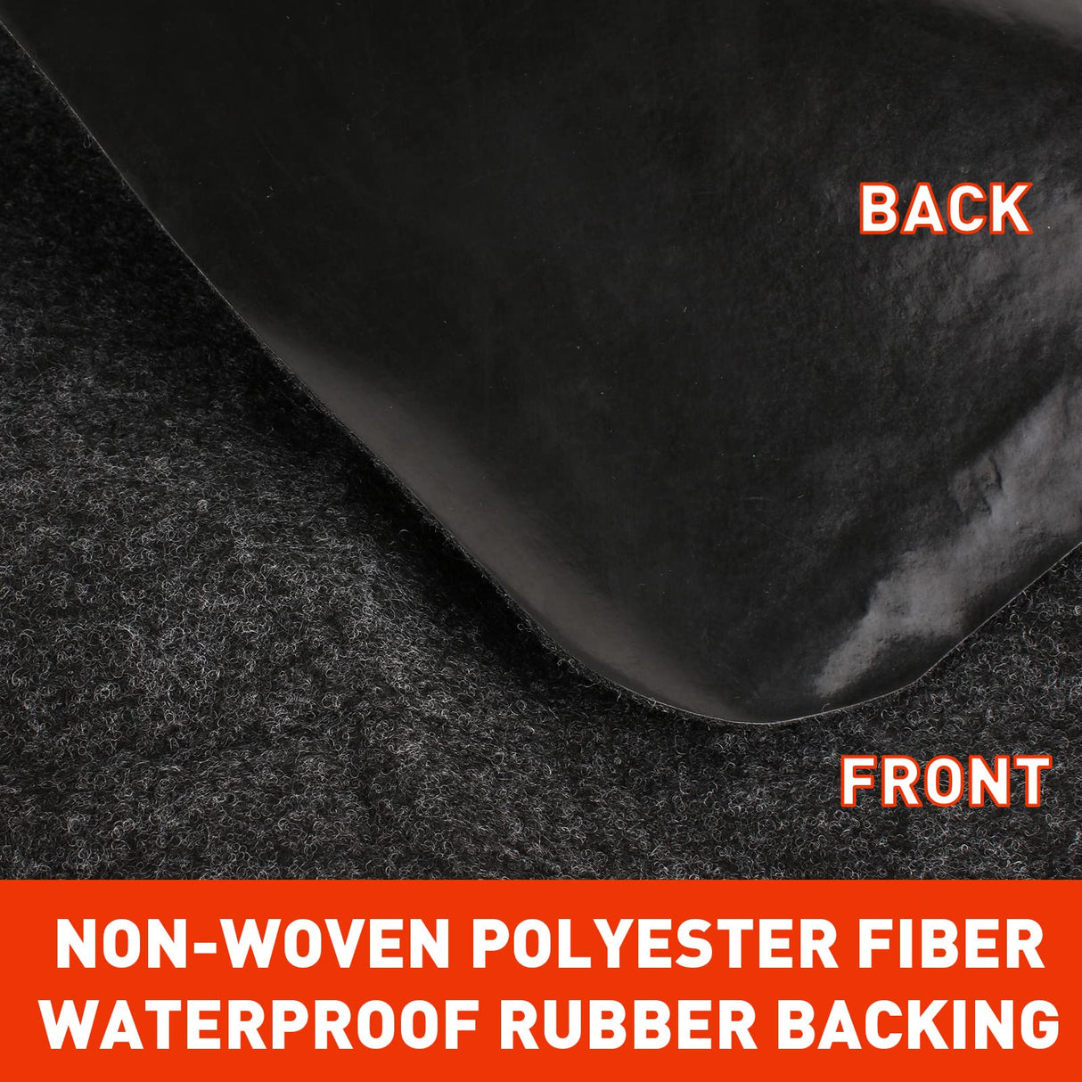 Halero Golf Cart Parking Mat 4.9 ft × 9.1 ft Garage Floor Mat Oil Absorbent Waterproof Rubber Backing Layer Floor Protective Pad from Spills, Drips, Halero